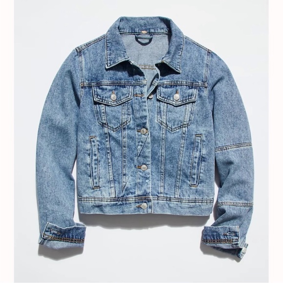 Free People Rumors Denim Jacket Light Indigo size xs - Picture 1 of 7